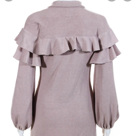 Saylor sweater queenie knit dress mini blush - Picture 2 of 2